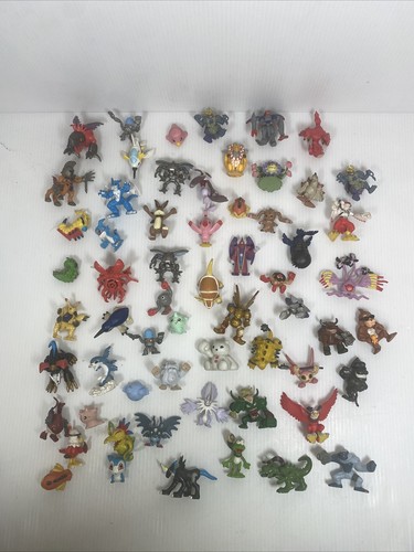 Vintage DIGIMON Mini Figure Monsters Huge Lot of 50+ Bandai