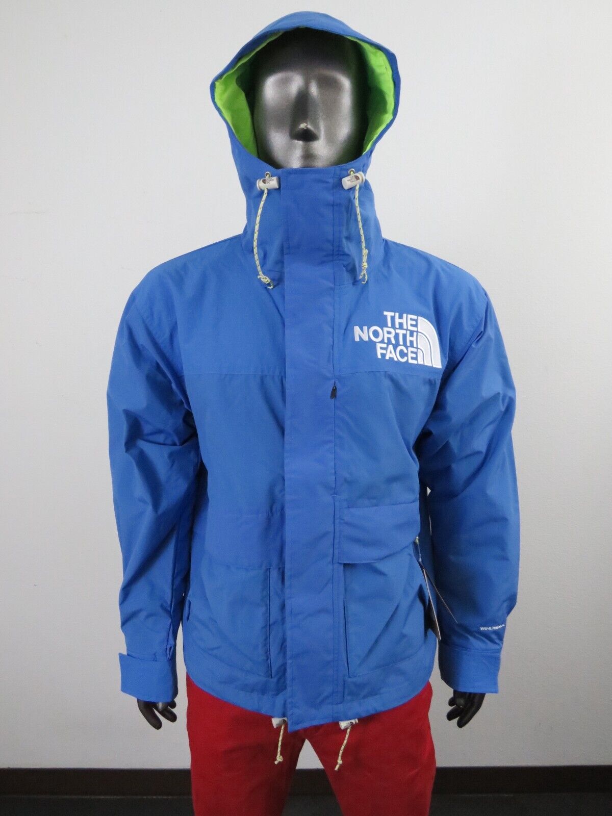 Pre-owned The North Face 1986 Low Fi Hi Tek Mountain Waterproof Hooded Jacket 86 - Blue In Super Sonic Blue