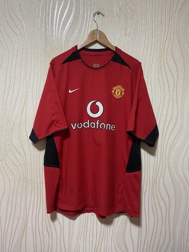 MANCHESTER UNITED 2002 2003 HOME FOOTBALL SHIRT SOCCER
