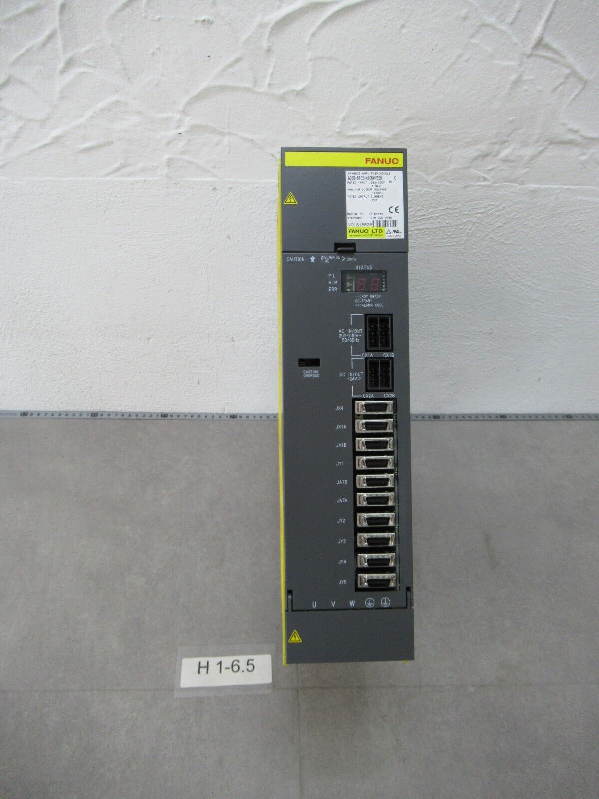 Fanuc A06B-6077-H106#EM Power Module 6.8 kW Ver. B | eBay Fanuc A06B-6077-H106#EM Power Module 6.8 kW Ver. B | eBay