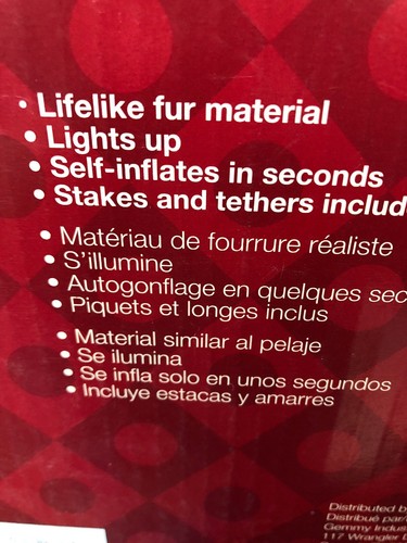 Gemmy Holiday Christmas 5 ft Dachshund Wiener Dog w/ Puppies Airblown Inflatable