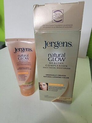 Jergens Natural Glow Healthy Complexion Daily Facial Moisturizer Fair To Medium