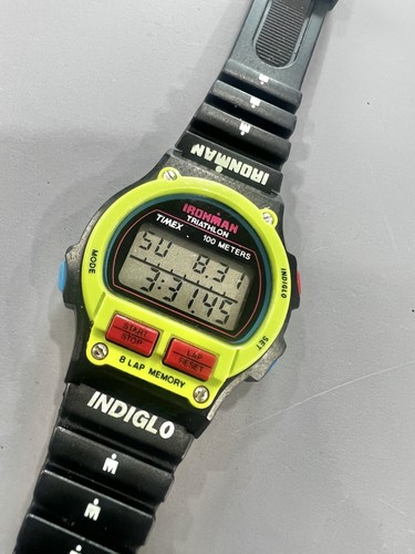 Timex Ironman INDIGLO 廃盤カラー Vintage TIMEX women IRONMAN TRIATHLON Indiglo Green Watch