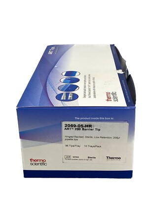 (960/Pk) THERMO ART 200uL Barrier Low Retention Pipette Tips 96/Rack 2069-05-HR