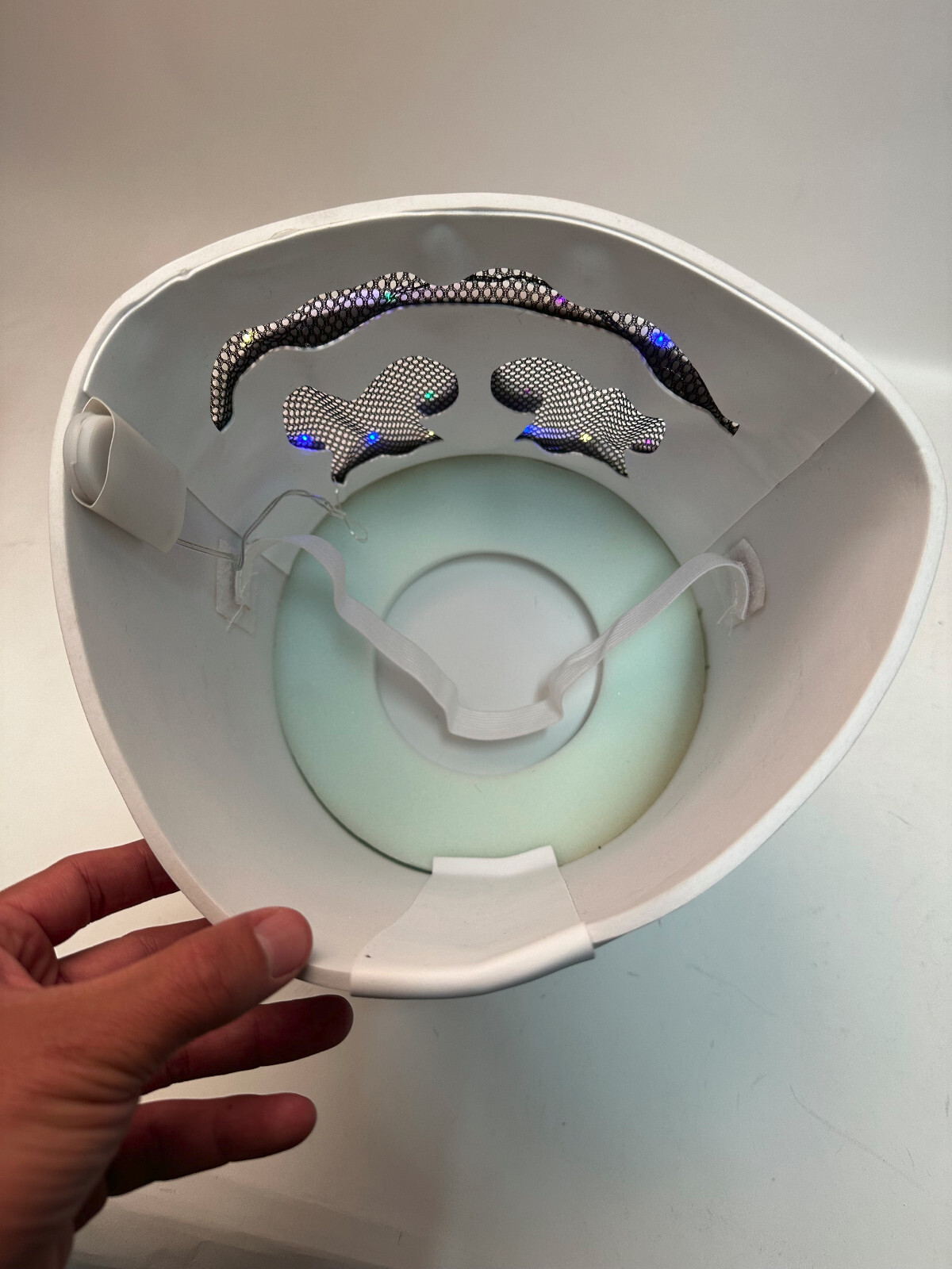 マシュメロ LED 電飾 マスク 被り物 edc フェス EDM ハロウィン