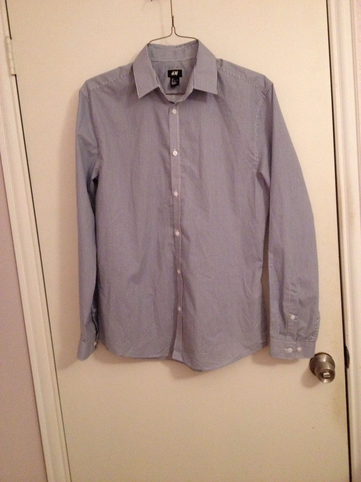 Camisas para hombre H&M informales a rayas con botones