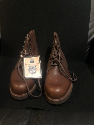 Frye Men's Boots Brown 8.5 Med Made in USA NEW!