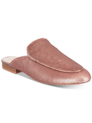 

KENNETH COLE NEW YORK Женские розовые шлепанцы Wallice с круглым носком, расшитые блестками, 7,5 м, Розовый, KL06036QS
