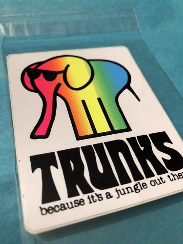 Trunks LOGO SURF Car Stickers Decals Surfing Vintage neon