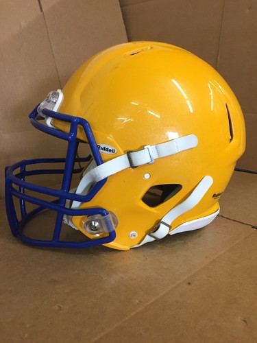 USED RIDDELL SPEED FOOTBALL HELMET - MEDIUM - GREEN BAY GOLD