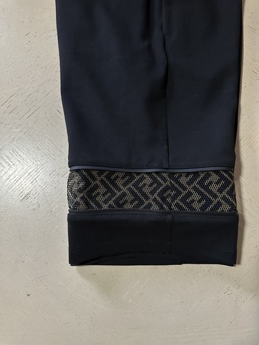 Pre-owned Fendi $920  Men Drawstring Short Pants Black 32 Us/48 Eu Italy