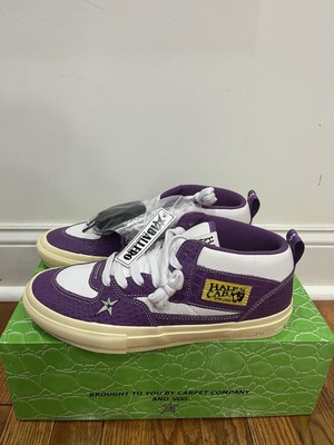 Size 9.5 - VANS Carpet Company x Skate Half Cab Violet Dragon Leather