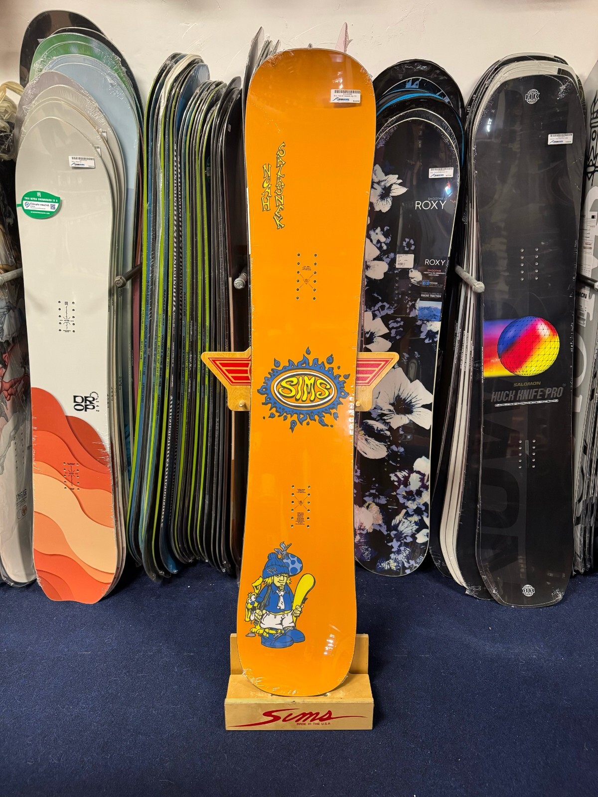 Sims Snowboard 93' Nub Noah Re-issue 153 Salasnek New! Re Sims Snowboard 93' Nub Noah Re-issue 153 Salasnek New! Re
