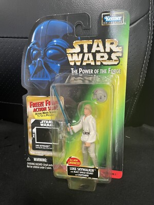 Star Wars Power of the Force POTF Freeze Frame 1 Luke Skywalker Blast Shield