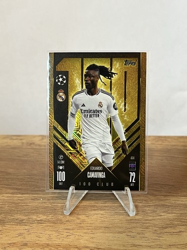 TOPPS サッカーカード MUSEUM COLLECTION MEANINGFUL MATERIAL EDUARDO CAMAVINGA STADE RENNAIS 17/75 #MMR-EC 送料無料 中古 IT1 2022-23 topps Match Attax UEFA CL Eduardo Camavinga