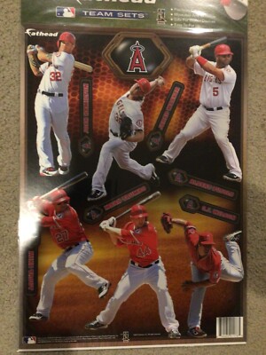 FATHEAD Team Set Angels Mike Trout Albert Pujols C J Wilson Mark Trumbo + more