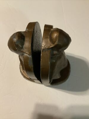 Cast Iron Bookend Innocence Copper-toned Bloch, L.D.B. Company c.1920 7x 4x2