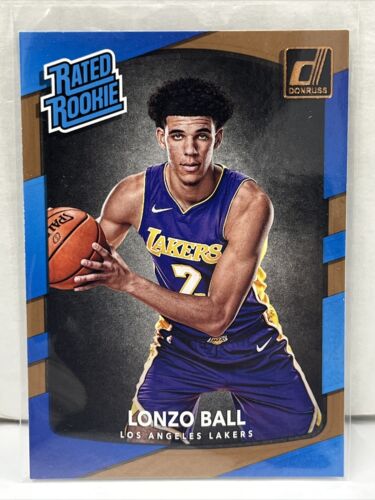 2017 Donruss #199 Lonzo Ball RC Rookie Card. rookie card picture