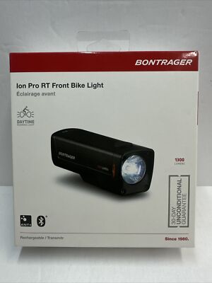 NEW BONTRAGER ION PRO RT FRONT BIKE LIGHT 552373 COLOR: BLACK