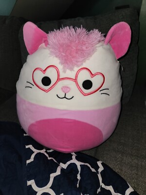 Squishmallows 16 Inch Valentines Plush 2024 Chambless the Possum Pink