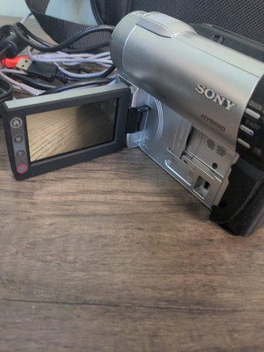 Sony DCR-DVD108 DVD-RW Handycam Digital Camcorder Untested w/ case, charger, etc