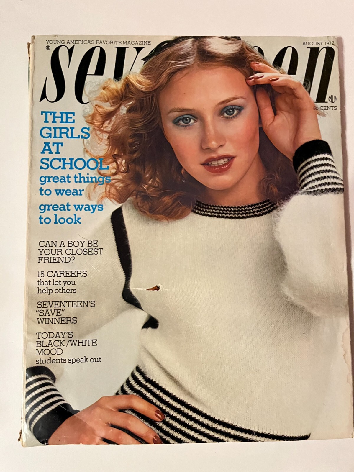 Vintage SEVENTEEN Magazine August 1972 Teen Life Girls at