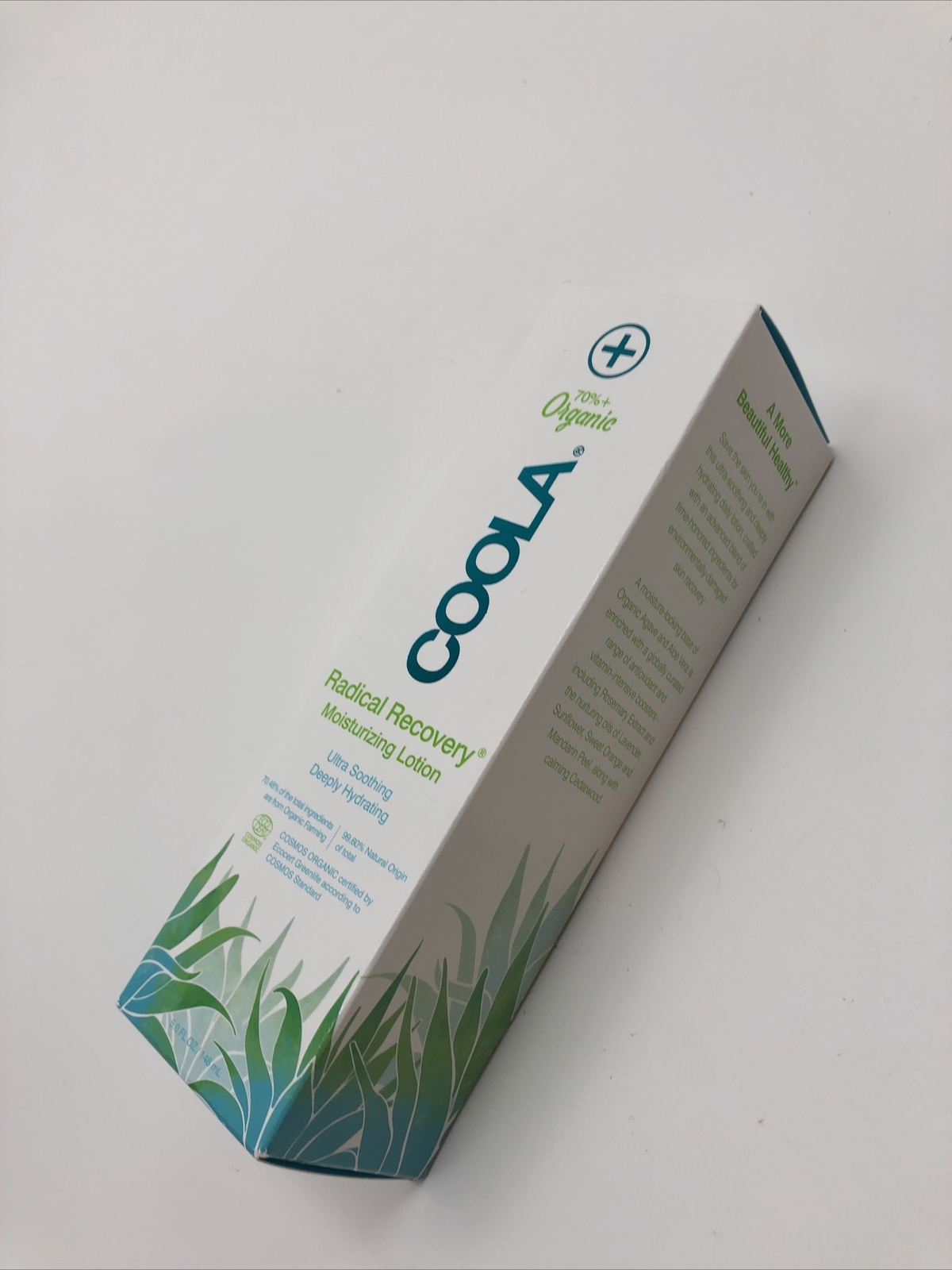 Coola Radical Recovery Eco-Cert Organic Sun Lotion 5 oz After Sun Skin Care Aloe