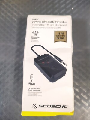 Scosche FMT5 TuneTone Universal FM Stereo Transmitter Distressed Packaging #86