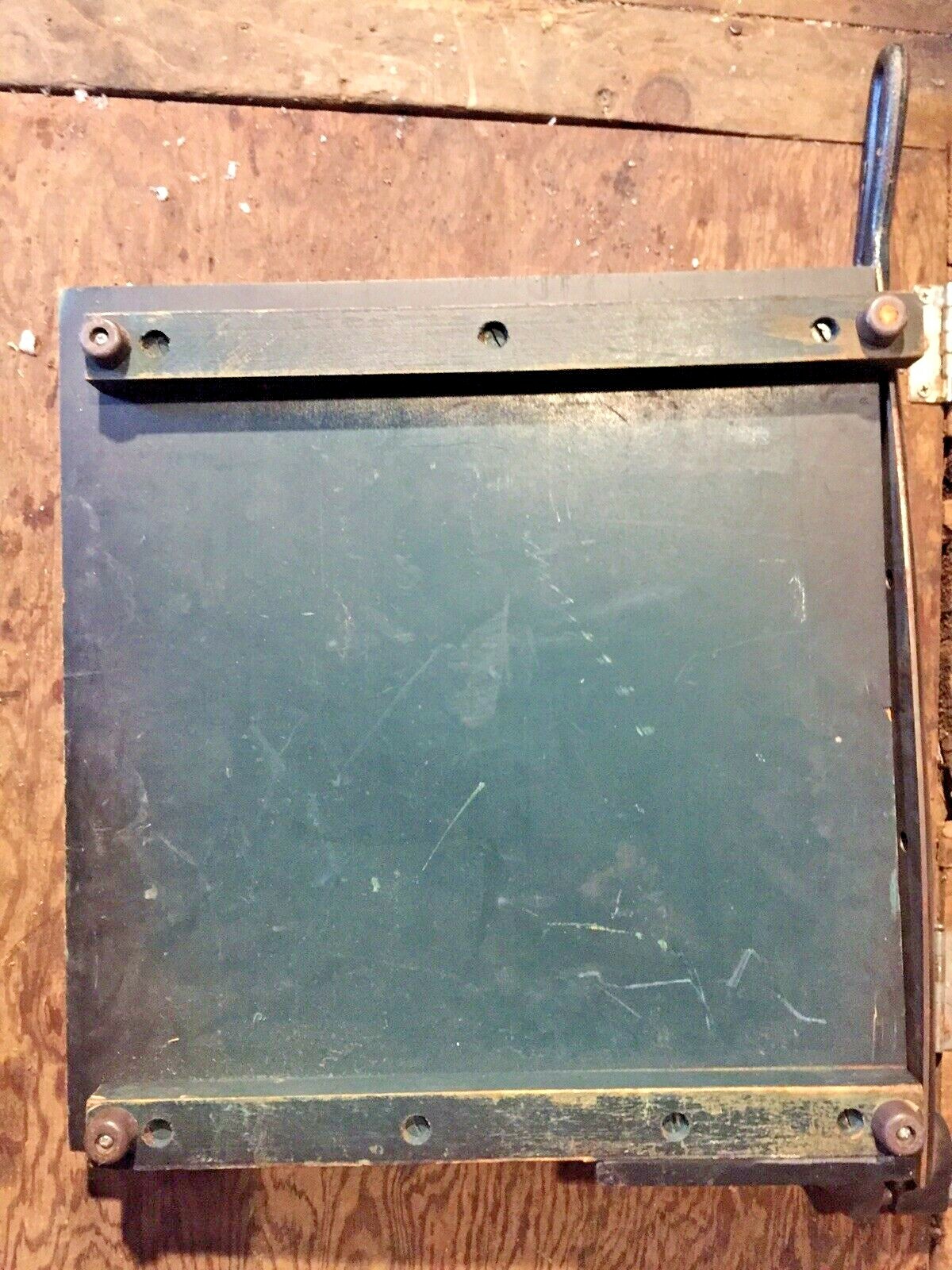 Antique Milton Bradley Paper Cutter 16'' Guillotine Shear Springfield Mass BLACK