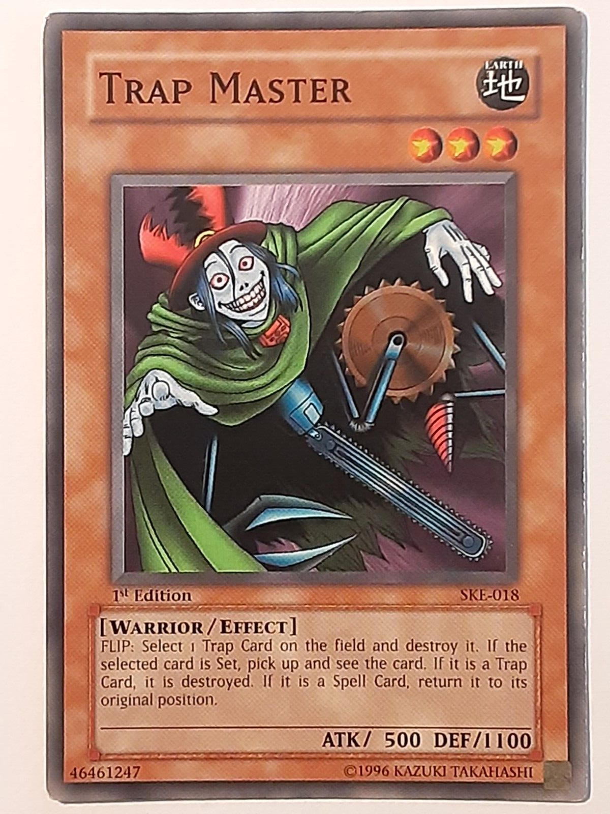 YuGiOh Cards - Trap Master - SKE-018 - Lightly Played!