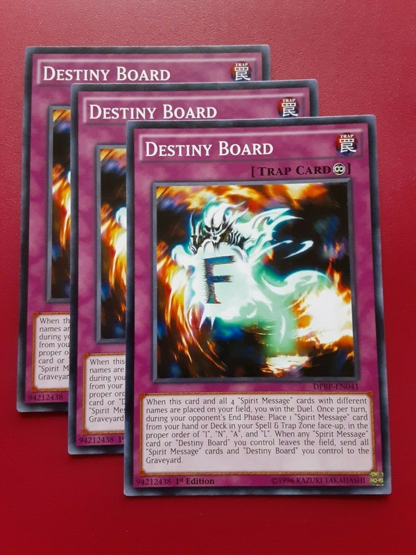 Collectible Card Games Yugioh Tournament Ready To Play Destiny Board Stall 40 Card Deck Spirit Message Toys Hobbies