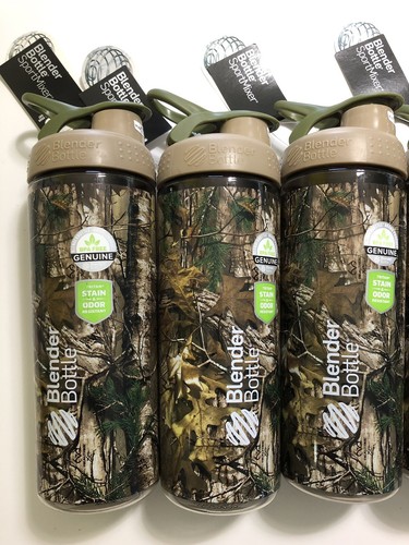Lot Of 5 Blender Bottle Sport Mixer Realtree Stain & Odor Resistant BPA Free New
