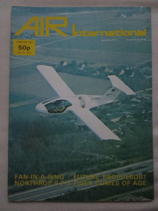 Air International 2/77 Dowty Fanliner Rfd Fantrainer Northrop F-5 Curtiss P-40