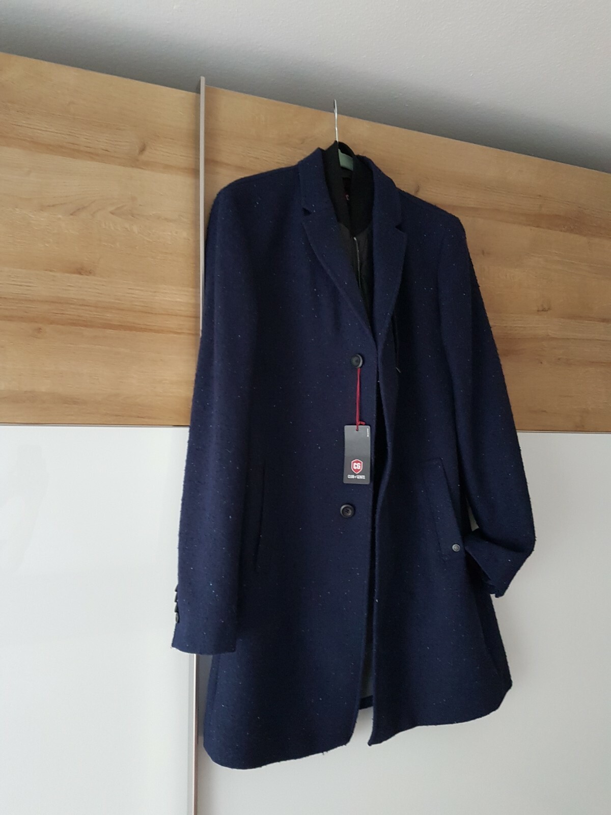 CLUB OF GENTS Herren MEMPHI Trenchcoat Parka MantelDUNKELBLAU NEU GR 52 LP-400 