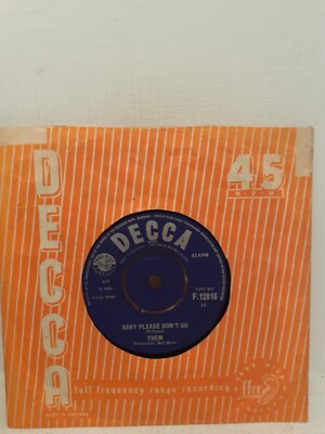 Them - Baby Please dont go / Gloria 7'' Vinyl Record F12018