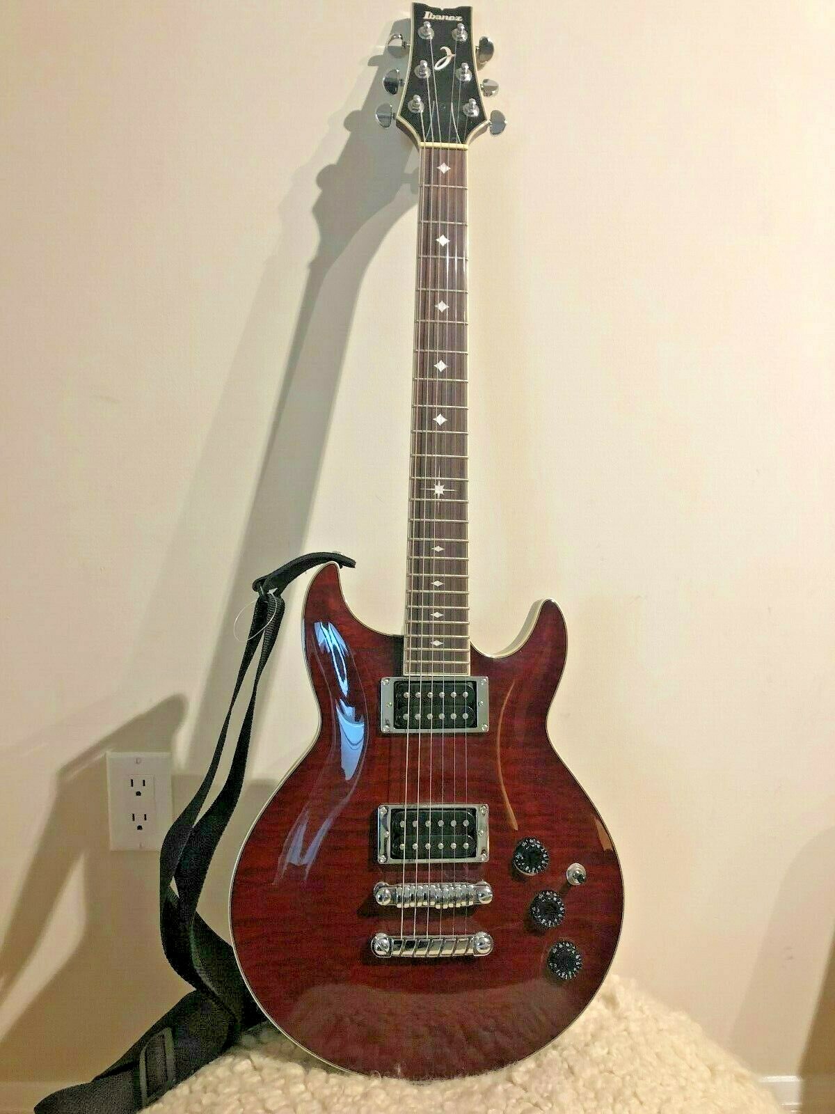 Ibanez N427 Solid Body Electric Guitar Wine Red