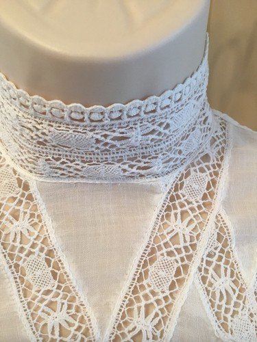 Vintage, White 1900’s Period Style Skirt & Blouse Great For Museum or Display