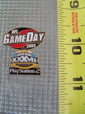 Pinback 94 NFL game day play station 2 super bowl XXXVII 2003