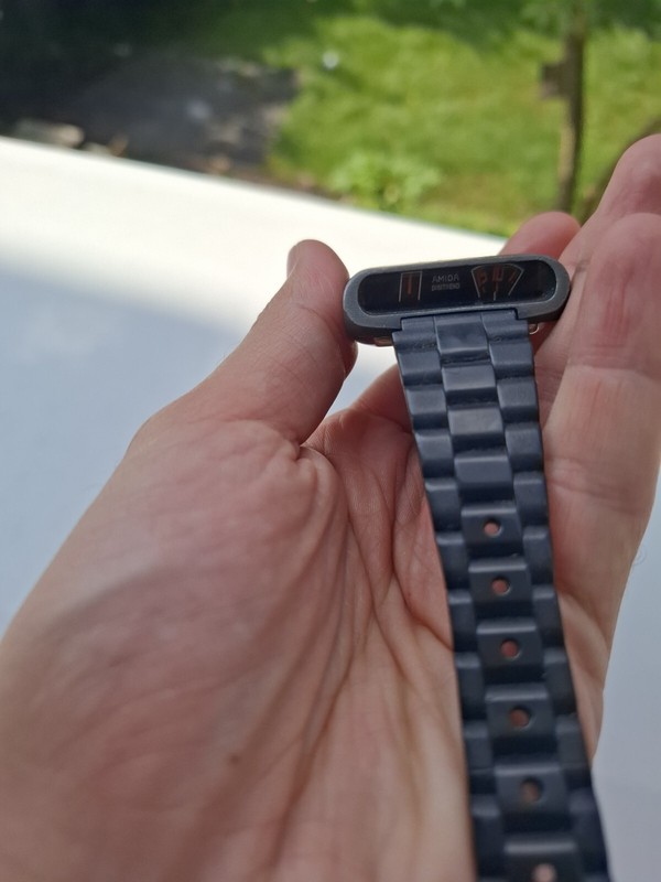 Original Amida Digitrend Top Autofahrer Scheiben Uhr 70er70s Jump Hour Car Watch