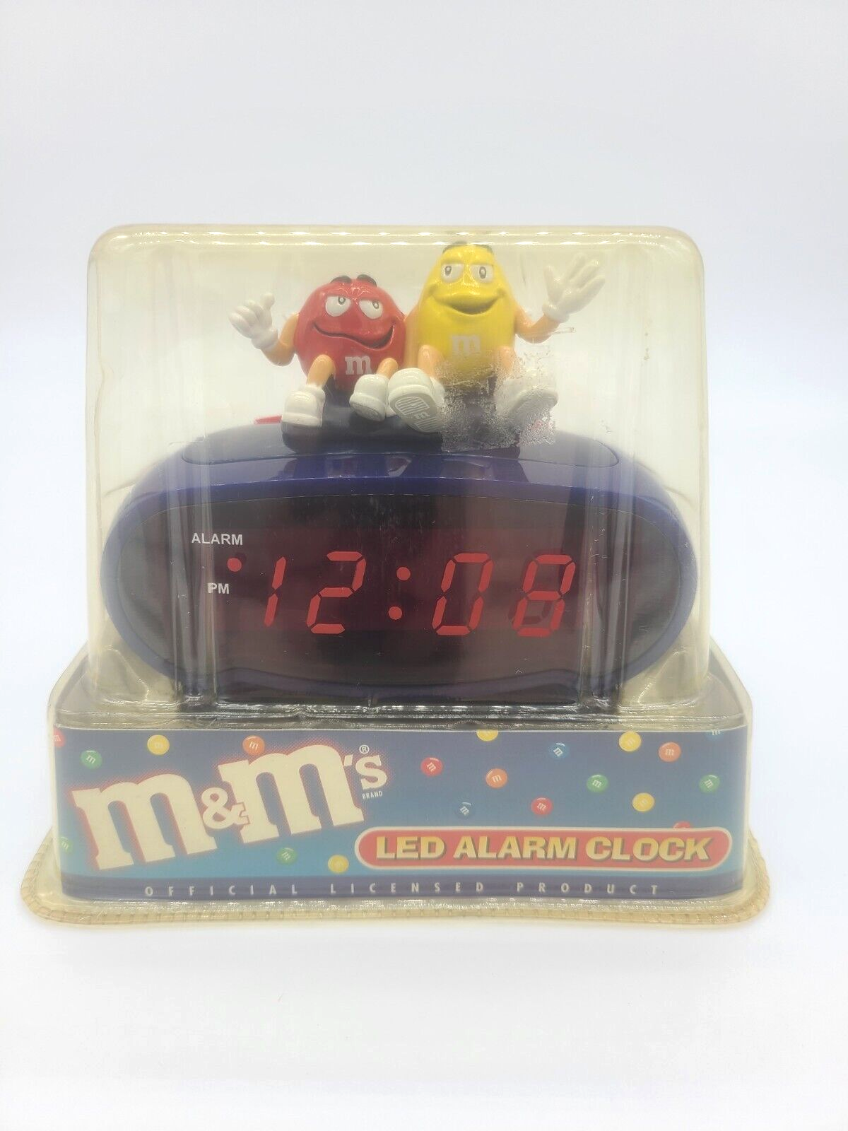 M&M's LED Digital Alarm Clock | Red & Yellow Model | New in