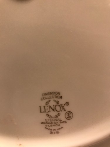 Lenox China Dimension Collection 