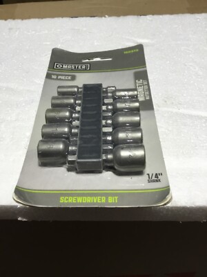 MASTER MECHANIC #160379 MAGNETIC NUT SETTER SET BRAND NEW SEALED PACKAGE