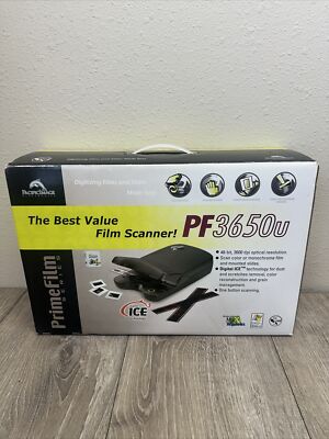Pacific Image PrimeFilm Series 48-Bit 3600dpi Film Scanner PF3650U Mac & Windows