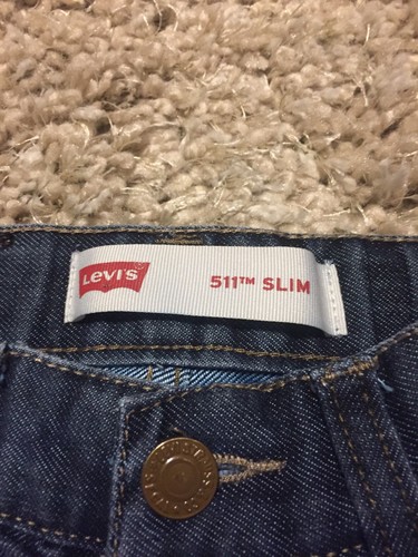 Levi Jeans, Boys Size 8 Regular 511 Slim Jeans 24x22