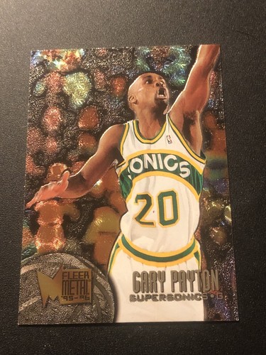 1995-96 Fleer Metal Gary Payton #103 HOF | eBay