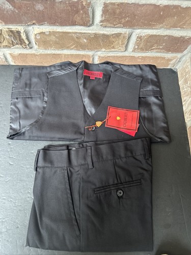 Little boys formal 2pc vest and pants suit set, size 12 Giob