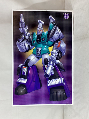 G1 Transformers Decepticon Sixshot Poster 11x17 Box Art Grid Type (V2) FREESHIP