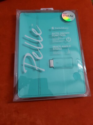 SwitchEasy Pelle iPad Air Mint Case Auto On/Off Function Multi Angle Stand