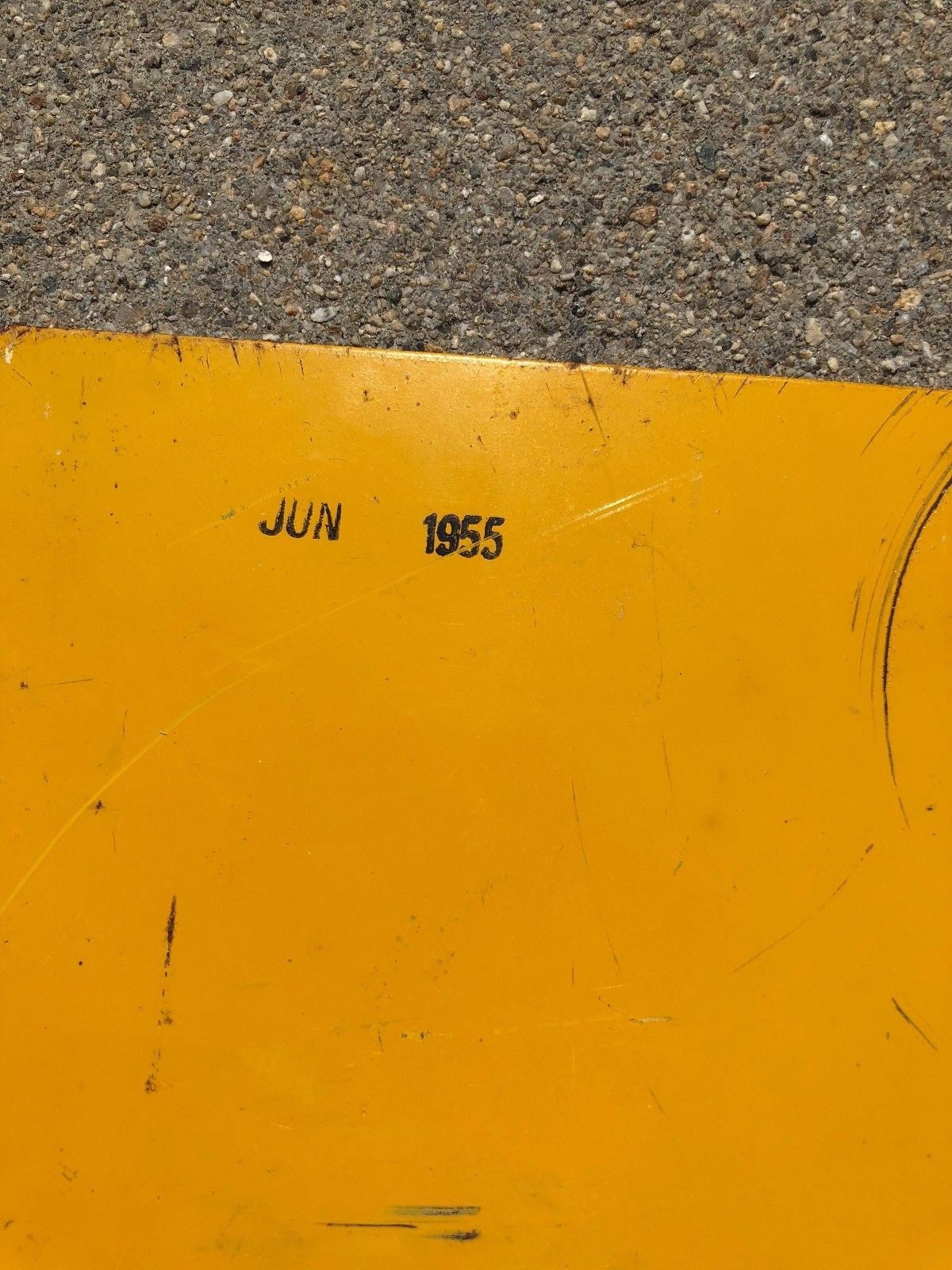 Kansas State Highway Comm Parky the Kangaroo Litter Sign Dated 1955 Route Shield