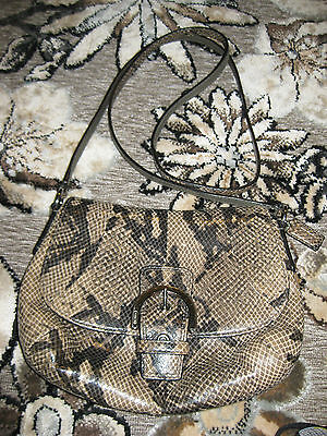 COACH EXOTIC SOHO PYTHON EMBOSSED LEATHER SWINGPACK COACH EXOTIC SOHO PYTHON EMBOSSED LEATHER SWINGPACK